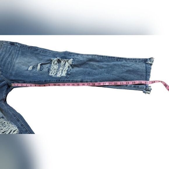 Special A Destroyed High Waisted Cropped Jeans Size 3 S - Picture 2 of 7